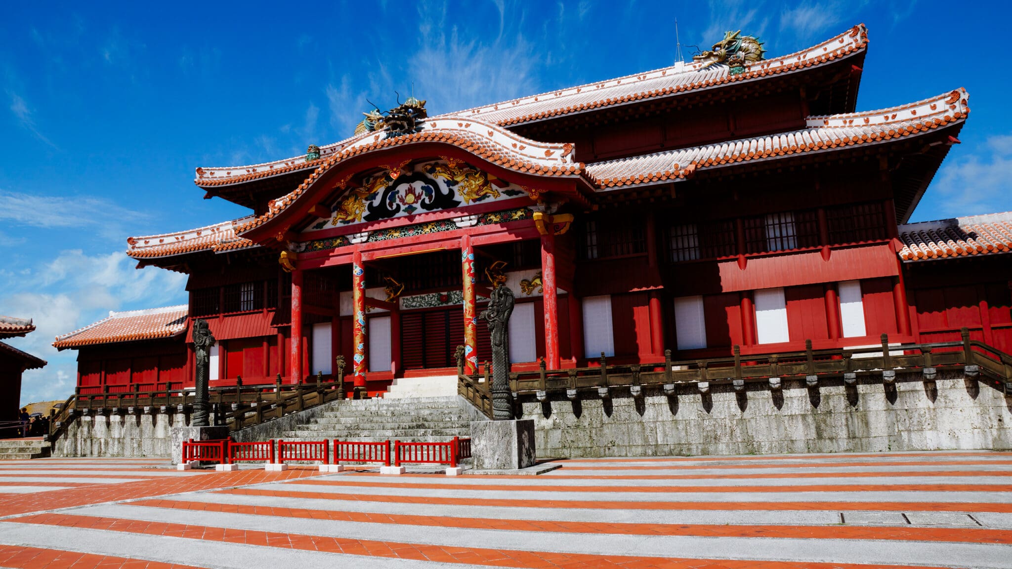 Shuri Castle in Okinawa, Japan - Historic Gusuku Site of the Ryukyu Kingdom