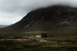 Photo of the Week. Glencoe's Iconic Wee White House: Lagangarbh Hut in the Scottish Highlands